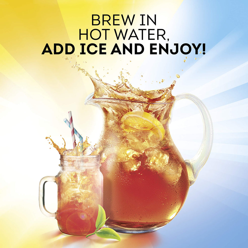 Lipton iced tea pitcher ready to serve for gatherings.