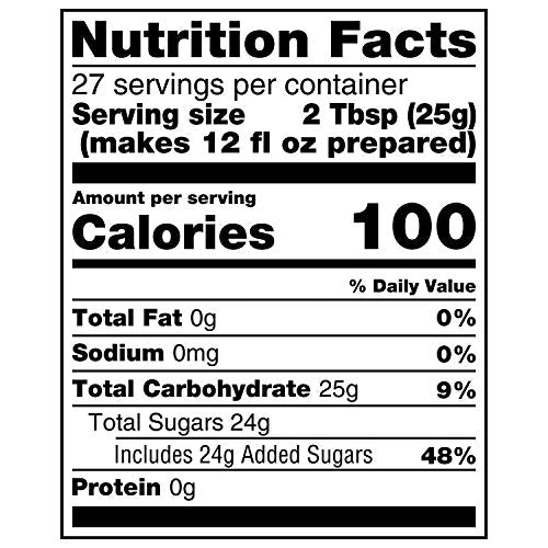 Lipton Lemon Iced Tea Mix carton packaging showing 10 quarts capacity.