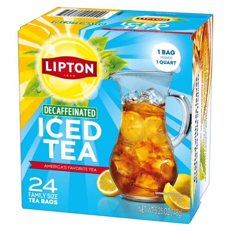 Rainforest Alliance seal on Lipton packaging indicating sustainable sourcing.