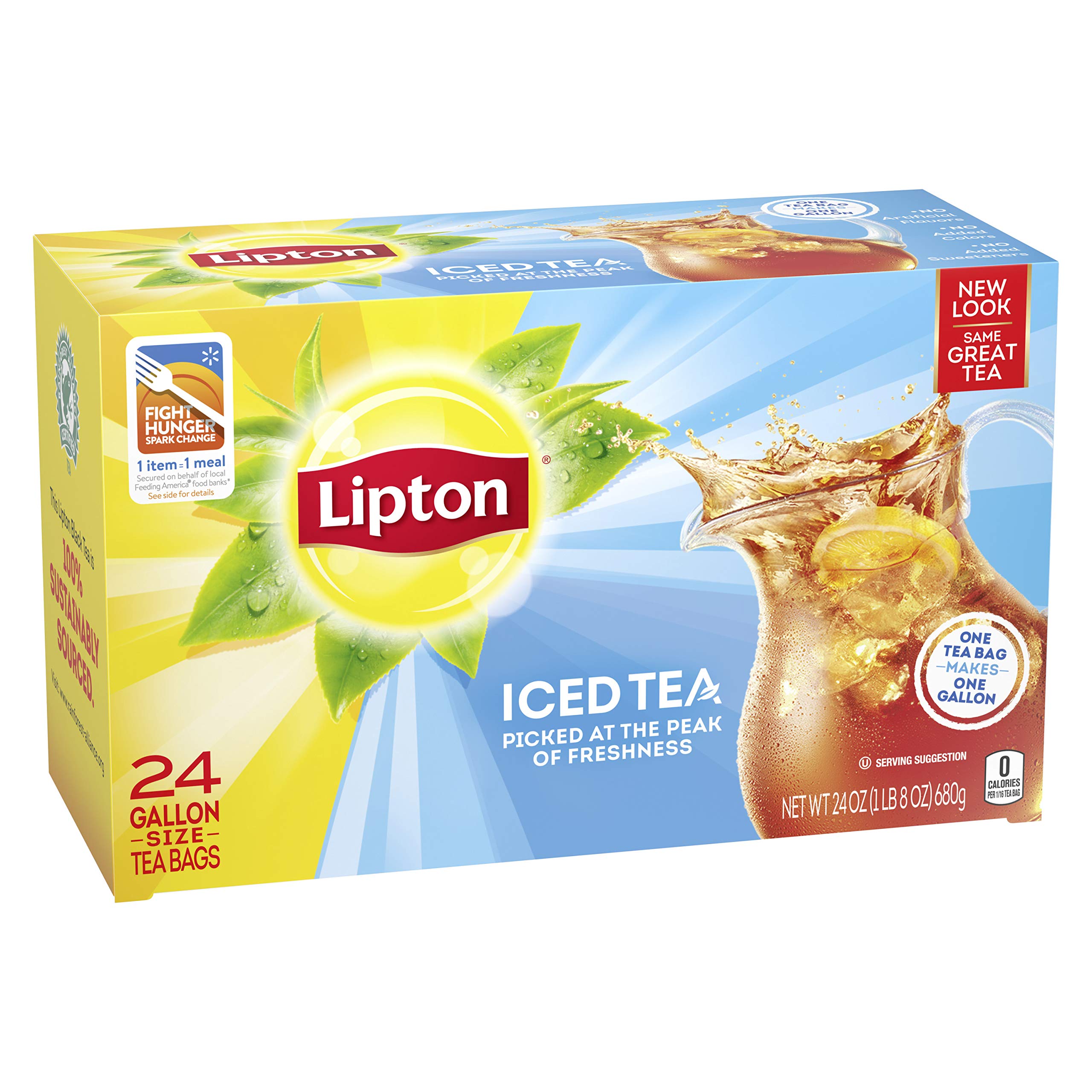 Lipton Rainforest Alliance-certified tea ensures responsible sourcing.