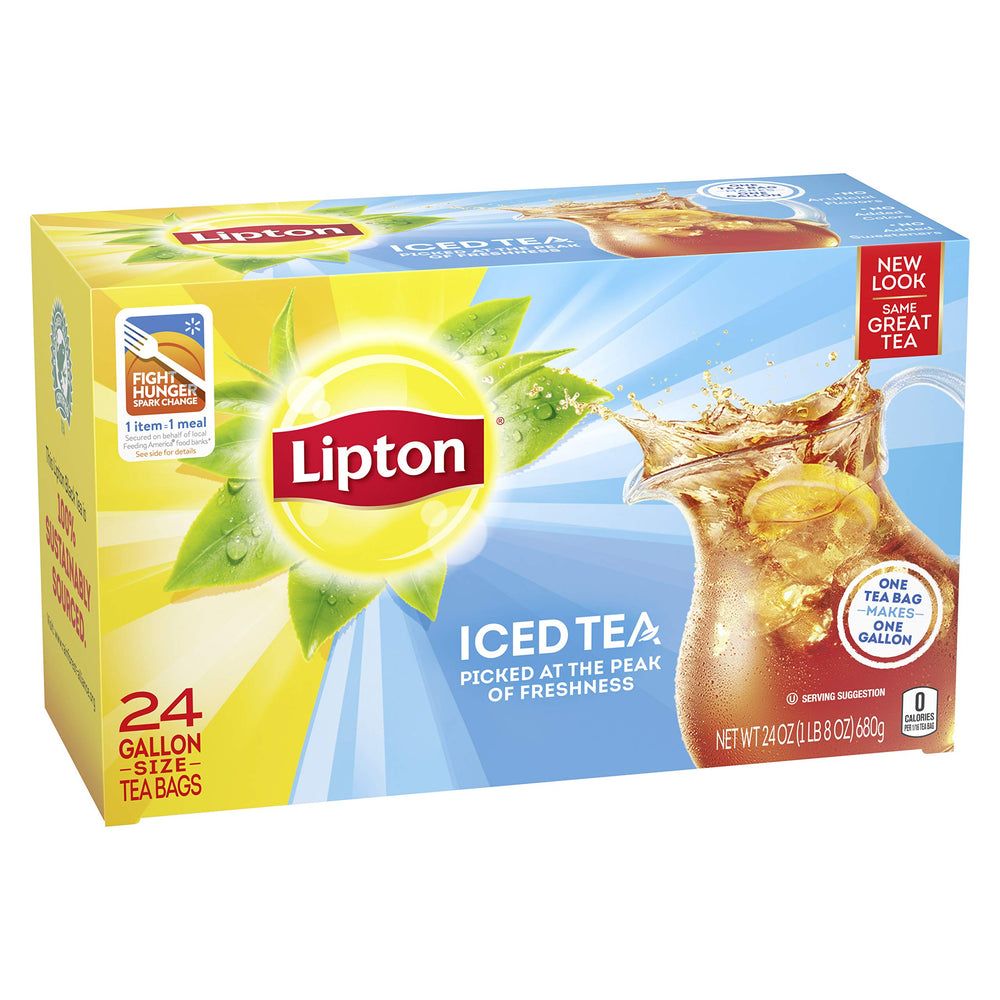 Lipton Rainforest Alliance-certified tea ensures responsible sourcing.