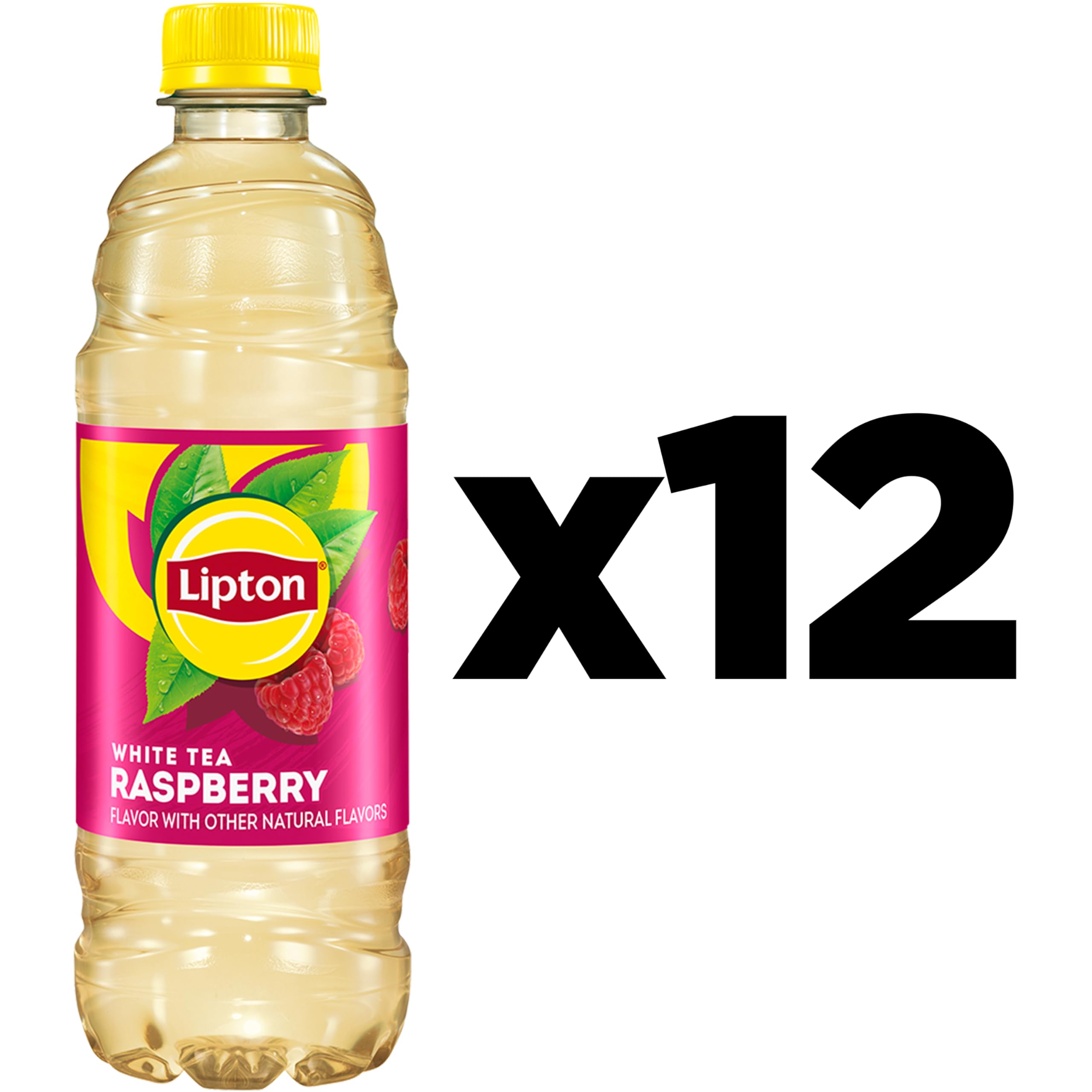 Lipton Raspberry White Tea pack of 12 emphasizes value for households and gatherings.