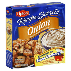 Lipton Recipe Secrets Onion Soup Mix dip-serve idea for easy party snacks.