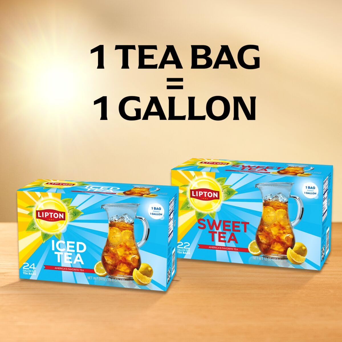 Lipton Perfect for sharing or solo refreshment during meals.