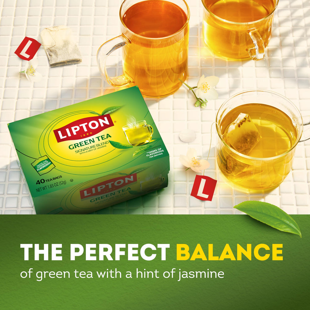 Lipton Signature Blend 40-tea bag pack highlighting value and consistency