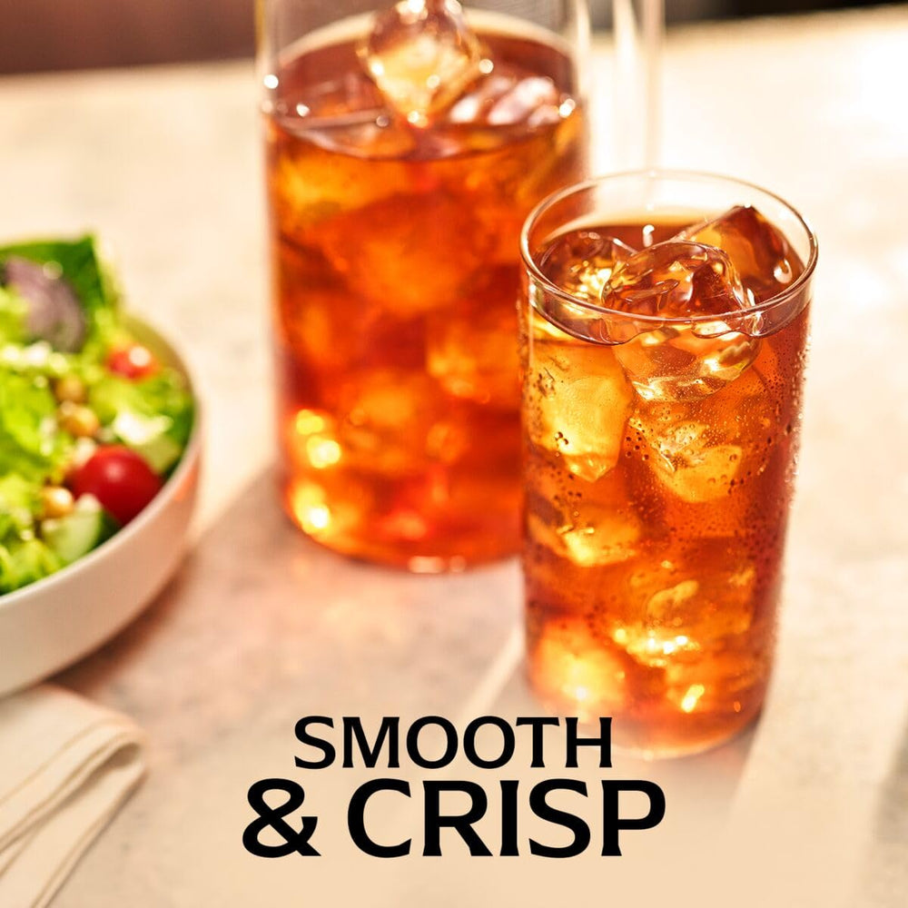 Lipton Zero Sugar Lemon Iced Tea Mix ready in a pitcher for shareable servings.