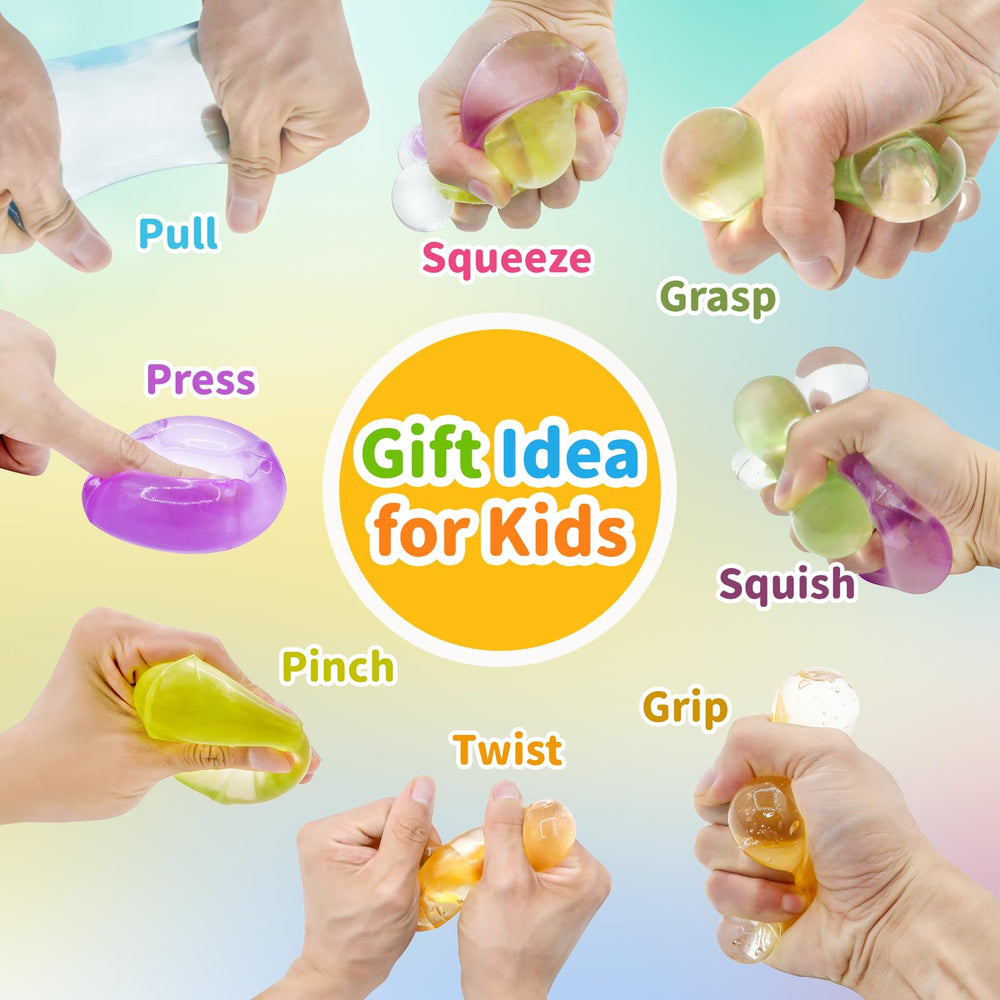 Liqilamii stress cube provides tactile relief with a soft gel filling.