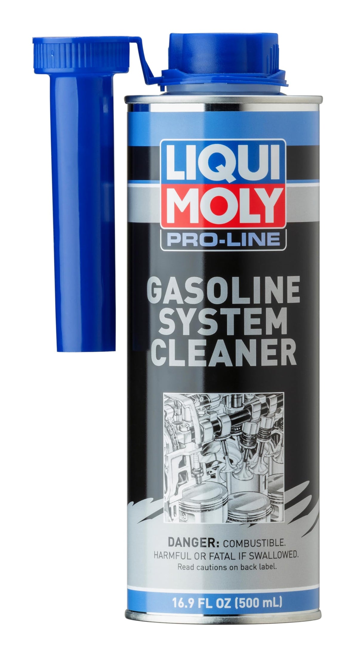 Liqui Moly 2030 Pro-Line gasoline system cleaner bottle for smoother fuel delivery and cleaner injectors