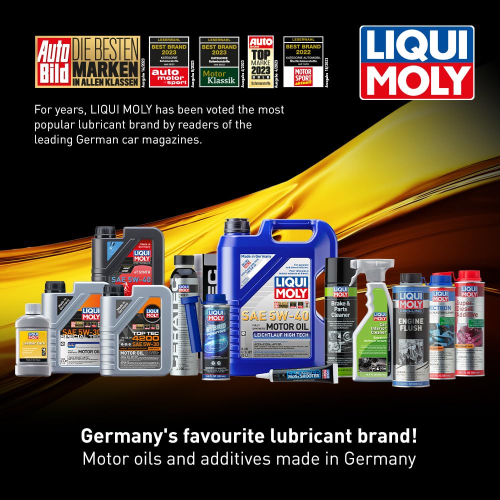Liqui Moly Top Tec 6600 0W-20 5L back view with specifications and approvals