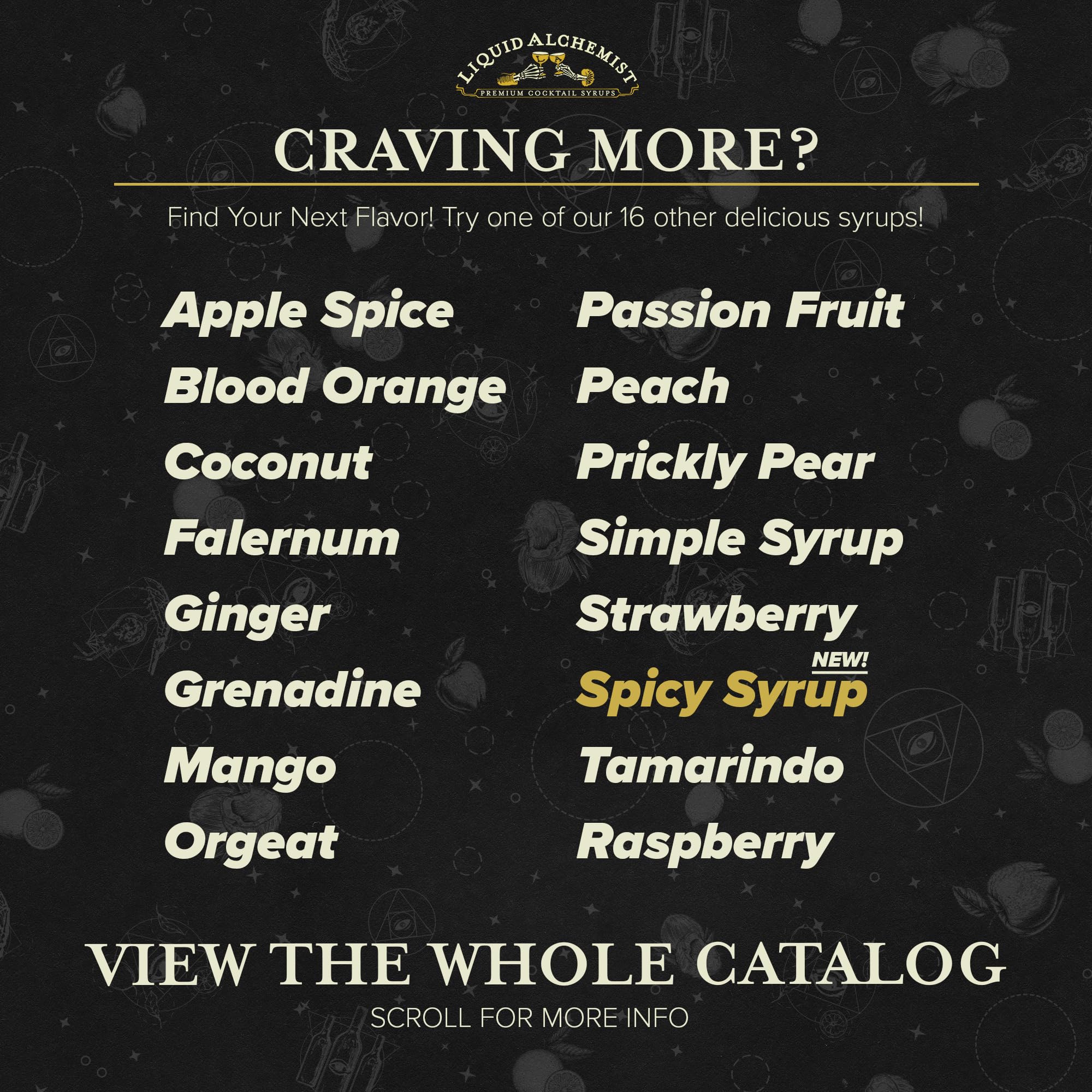 Liquid Alchemist Orgeat Syrup labeled gluten-free and vegan-friendly.
