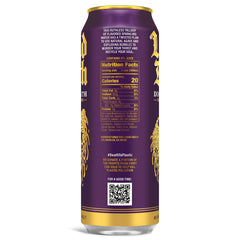 Liquid Death Doctor Death Spice can with bubbles rising for aroma
