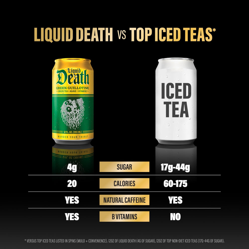 Traditional green tea flavor profile highlighted on the can