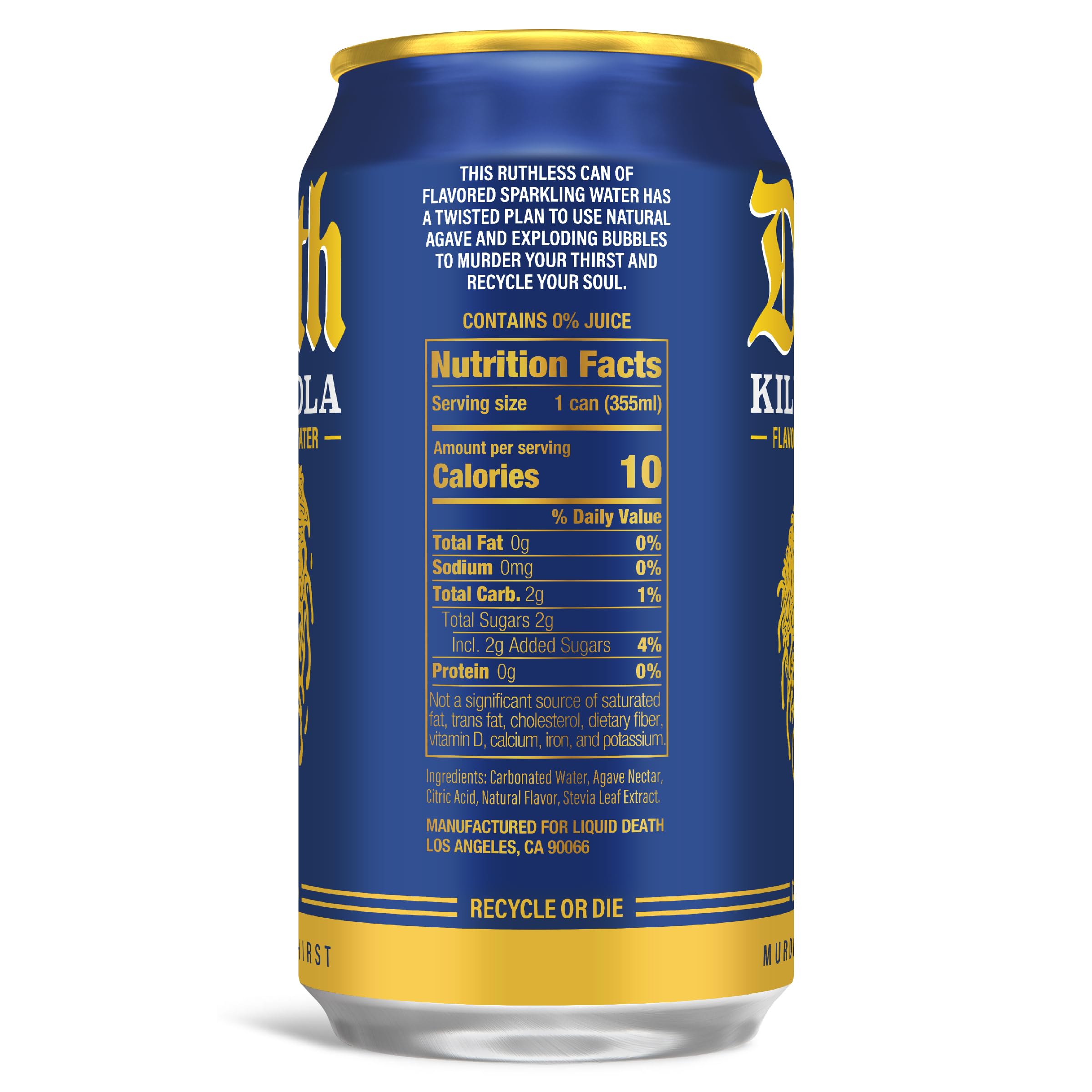 Liquid Death pack of 12 cans for gatherings and on-the-go refreshment.
