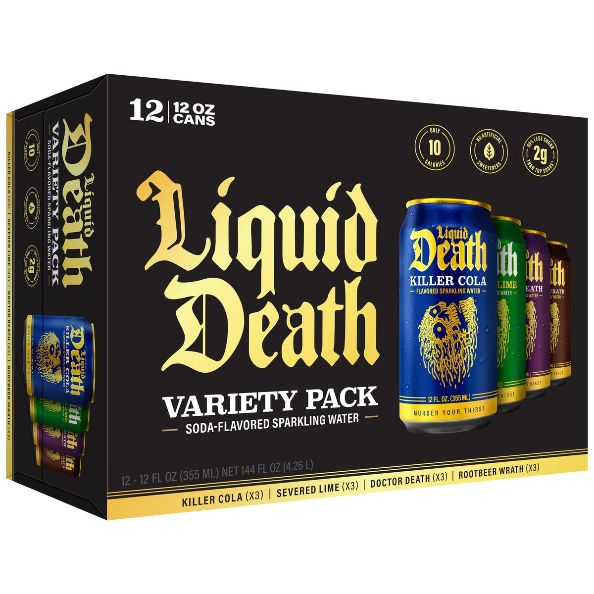 Liquid Death Lime can offers bold flavor with low sugar for a refreshing sip
