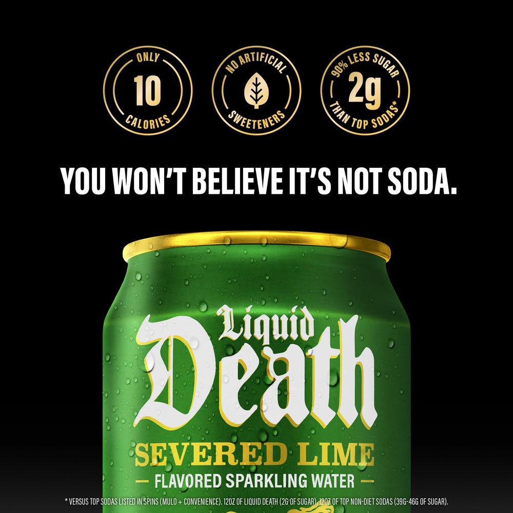 Liquid Death Root Beer can offers nostalgia with zero artificial sweeteners
