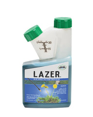 Liquid Harvest Lazer Blue shows spray pattern clearly for accurate coverage.
