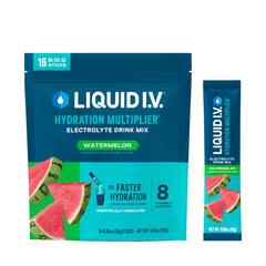 Liquid I.V. Watermelon hydration packet ready to mix for fast hydration