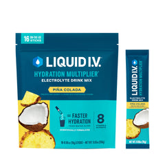 Liquid I.V. Hydration Multiplier Pina Colada packet for quick on-the-go hydration