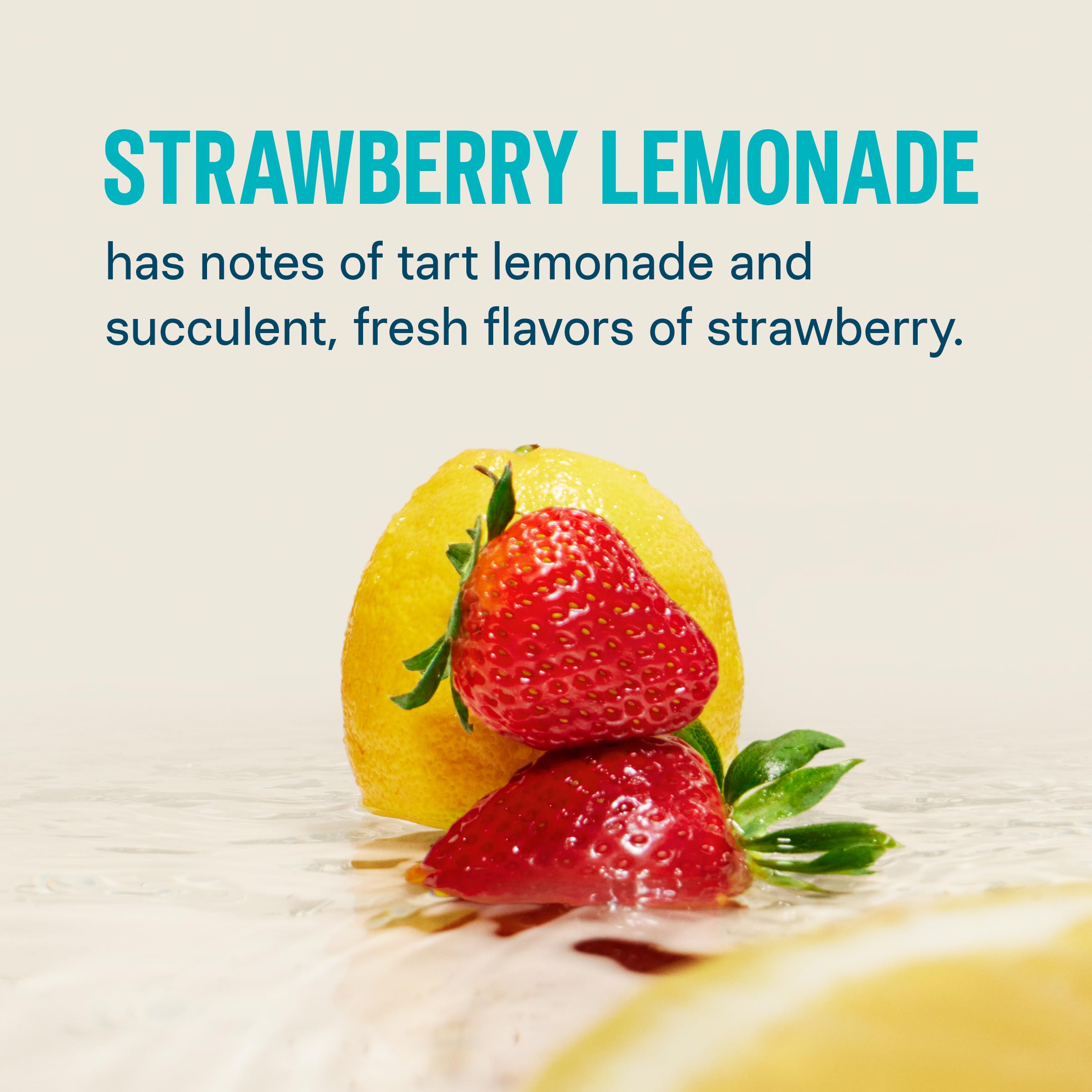 Liquid I.V. Hydration Multiplier Strawberry Lemonade in a glass ready to sip