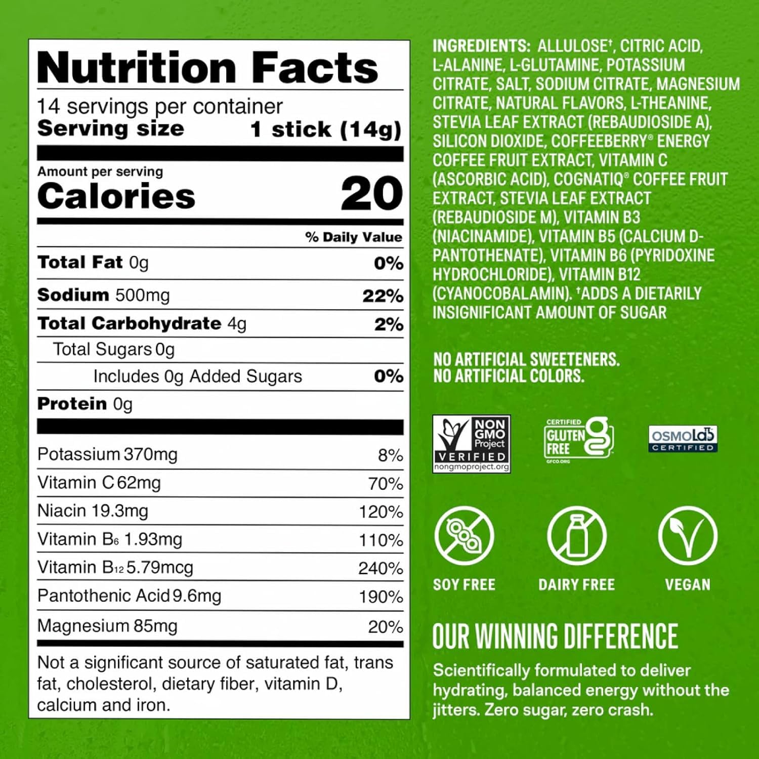 Liquid I.V. Hydration Multiplier Sugar-Free Energy Fruit Punch flavor profile ready to energize your day