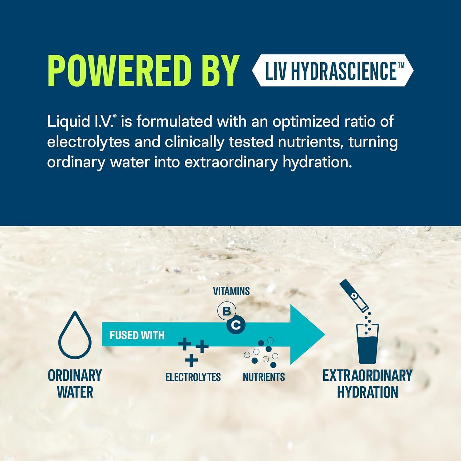 Liquid I.V. Hydration Multiplier Sugar-Free 3-pack with 42 servings for daily hydration