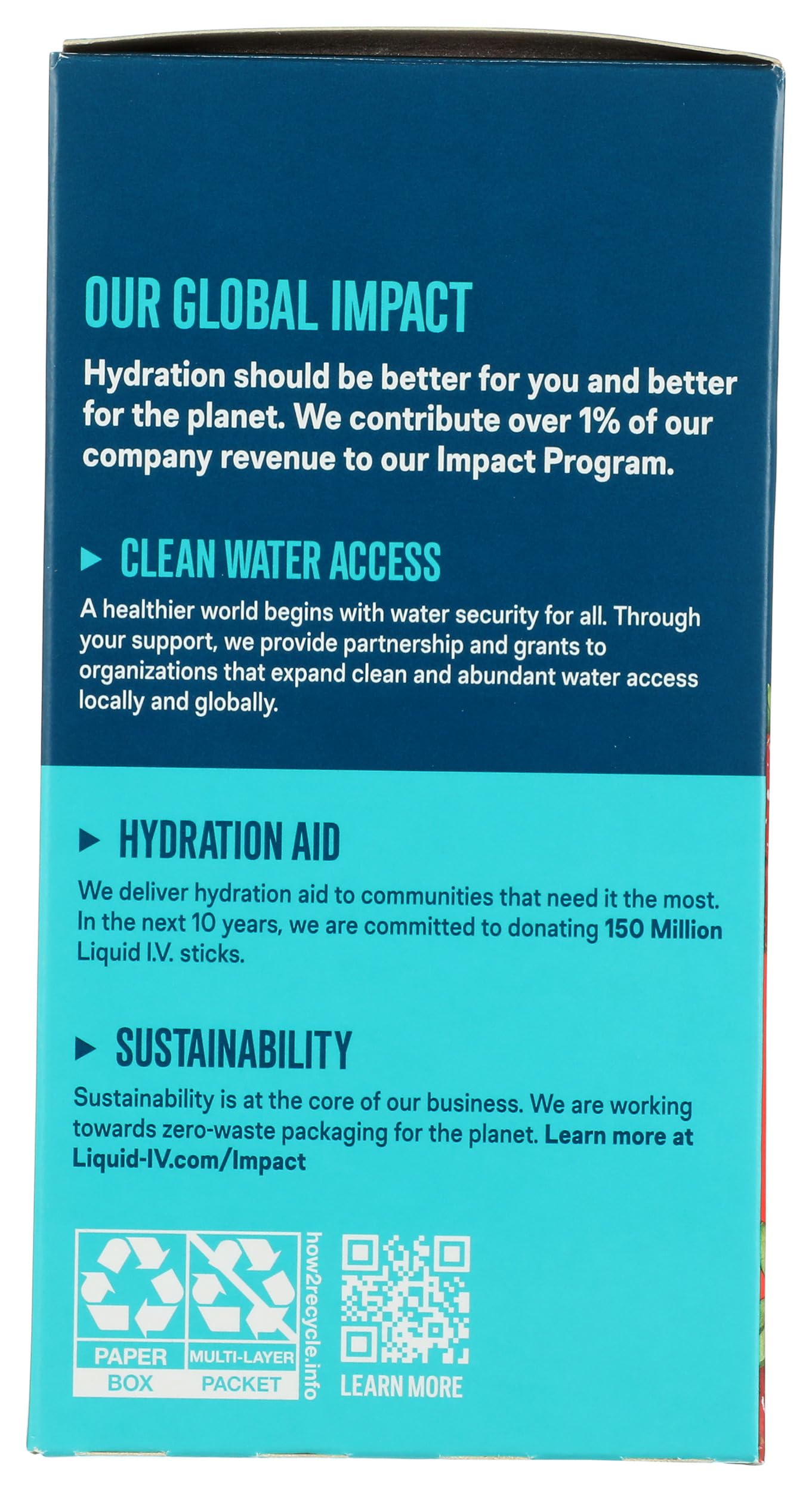 Liquid I.V. Strawberry Hydration Multiplier packet dissolving in water demonstrates quick hydration prep