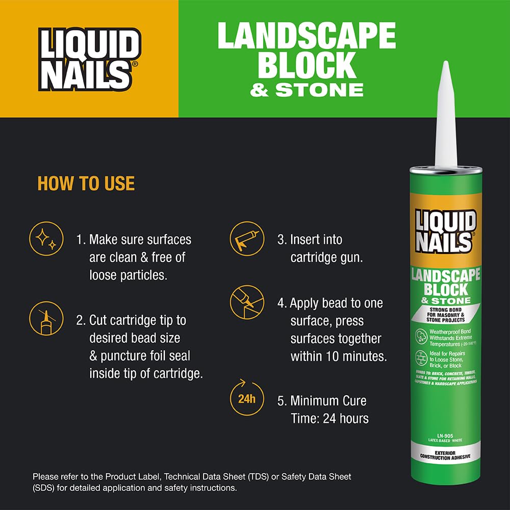 LN-905 helps repair loose brick and stone for safer, more cohesive structures.