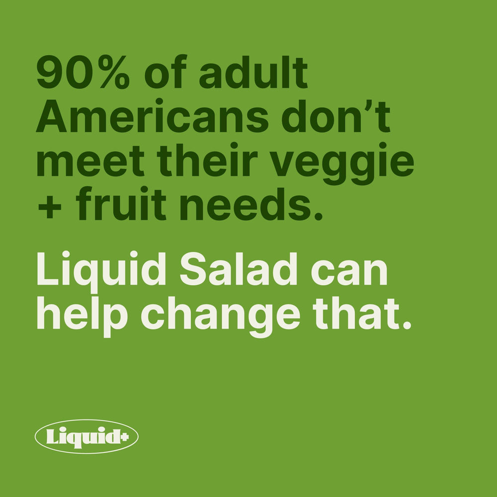 Liquid Plus Liquid Salad on-the-go consumption supports busy mornings and commutes.