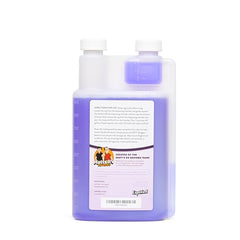 Liquified RV Toilet Treatment label closeup with lavender scent.