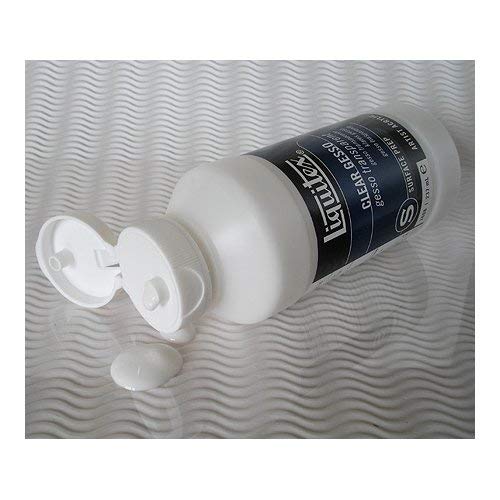 Liquitex Clear Gesso on a mural base coat, non-yellowing and ready for large-scale work