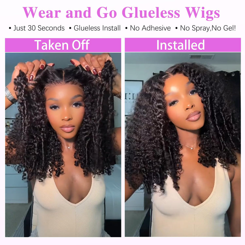 Liqusee Burmese curly wig lace-front close-up shows undetectable HD lace for seamless blend.