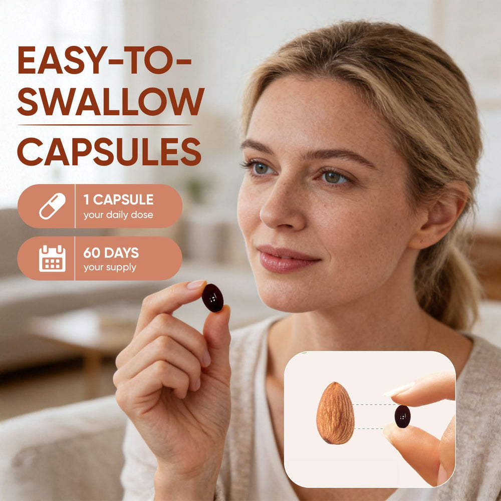 LIRAE Ceylon Cinnamon SoftGels capsule closeup highlights MCT oil infusion.