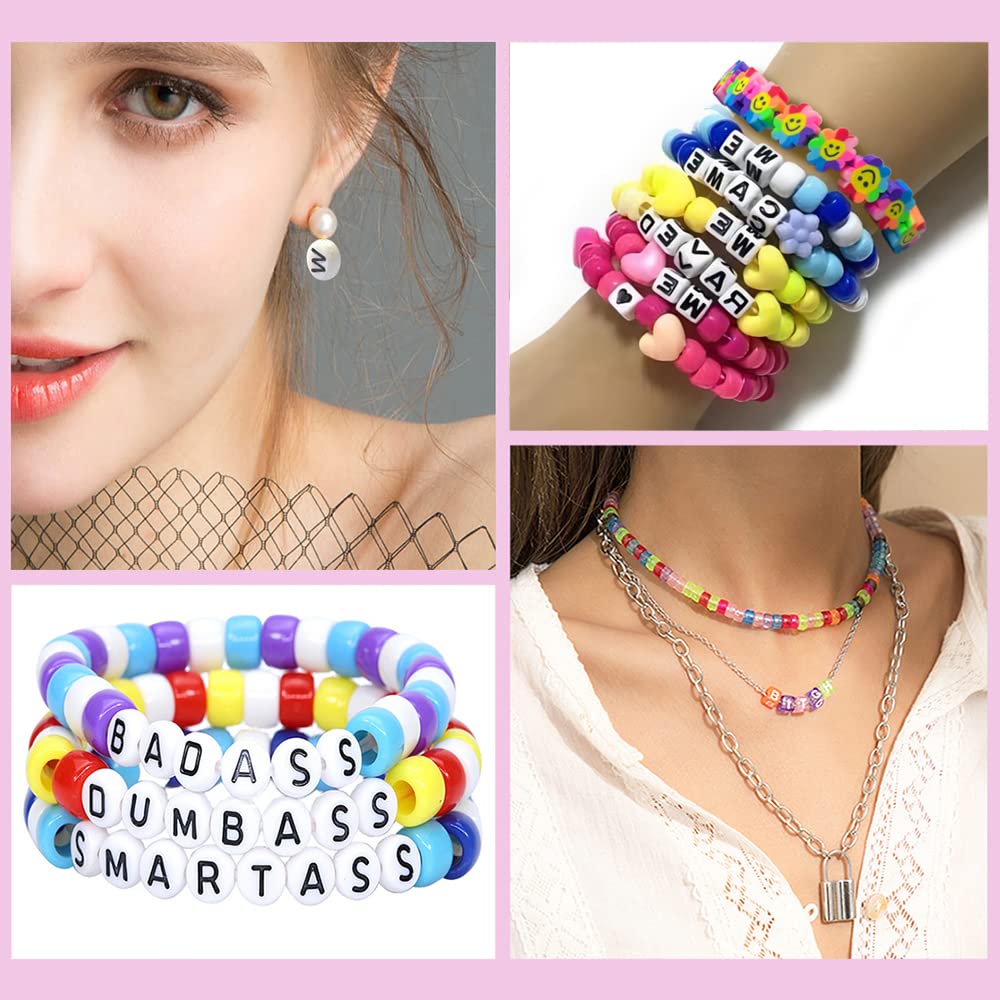 LIS HEGENSA pony beads 6x9mm close-up for fun bracelet making