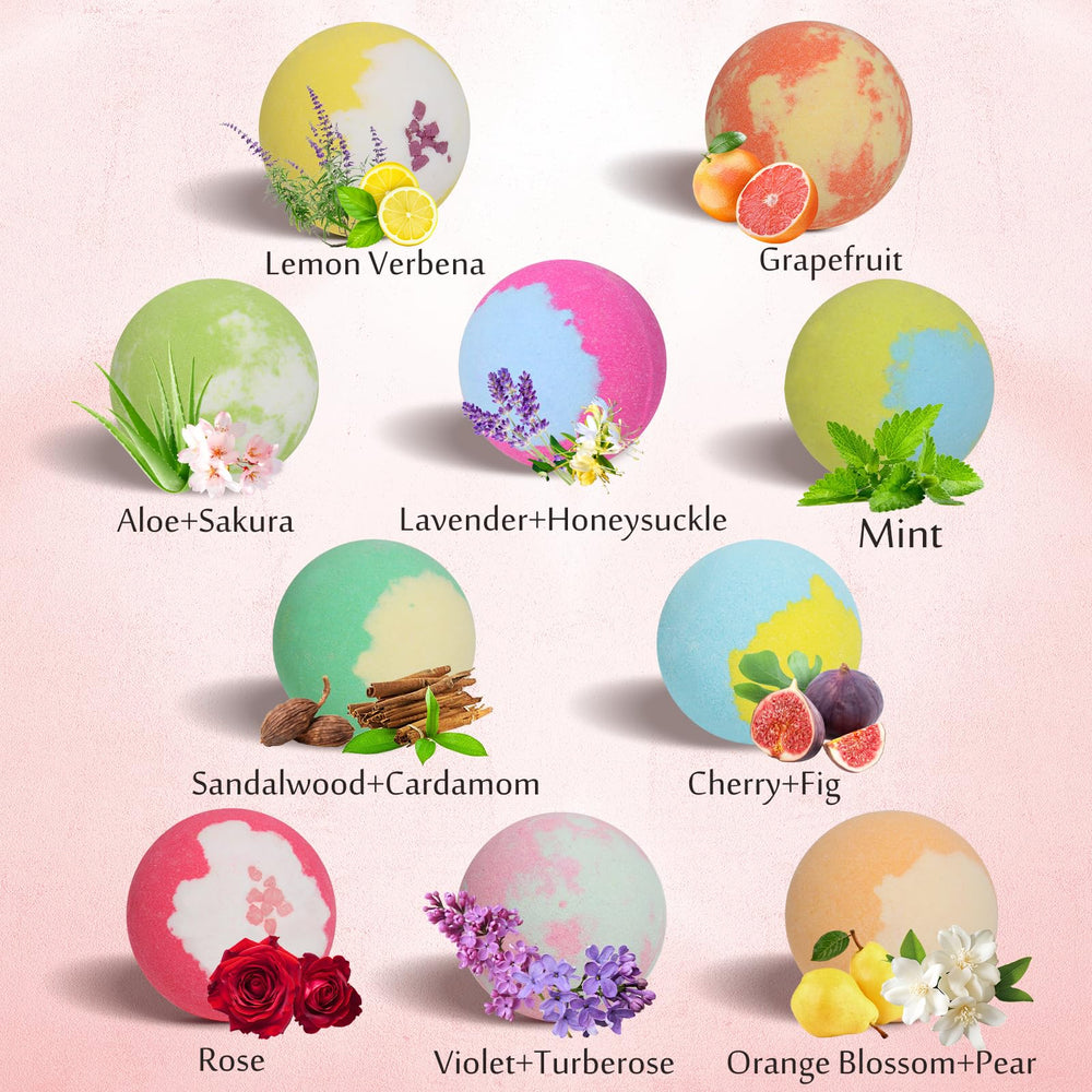 Lisotera Lemon & Verbena bath bomb with citrus aroma
