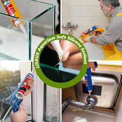 LISRUX strong adhesion sealant improves waterproof bonds on tanks and fixtures.