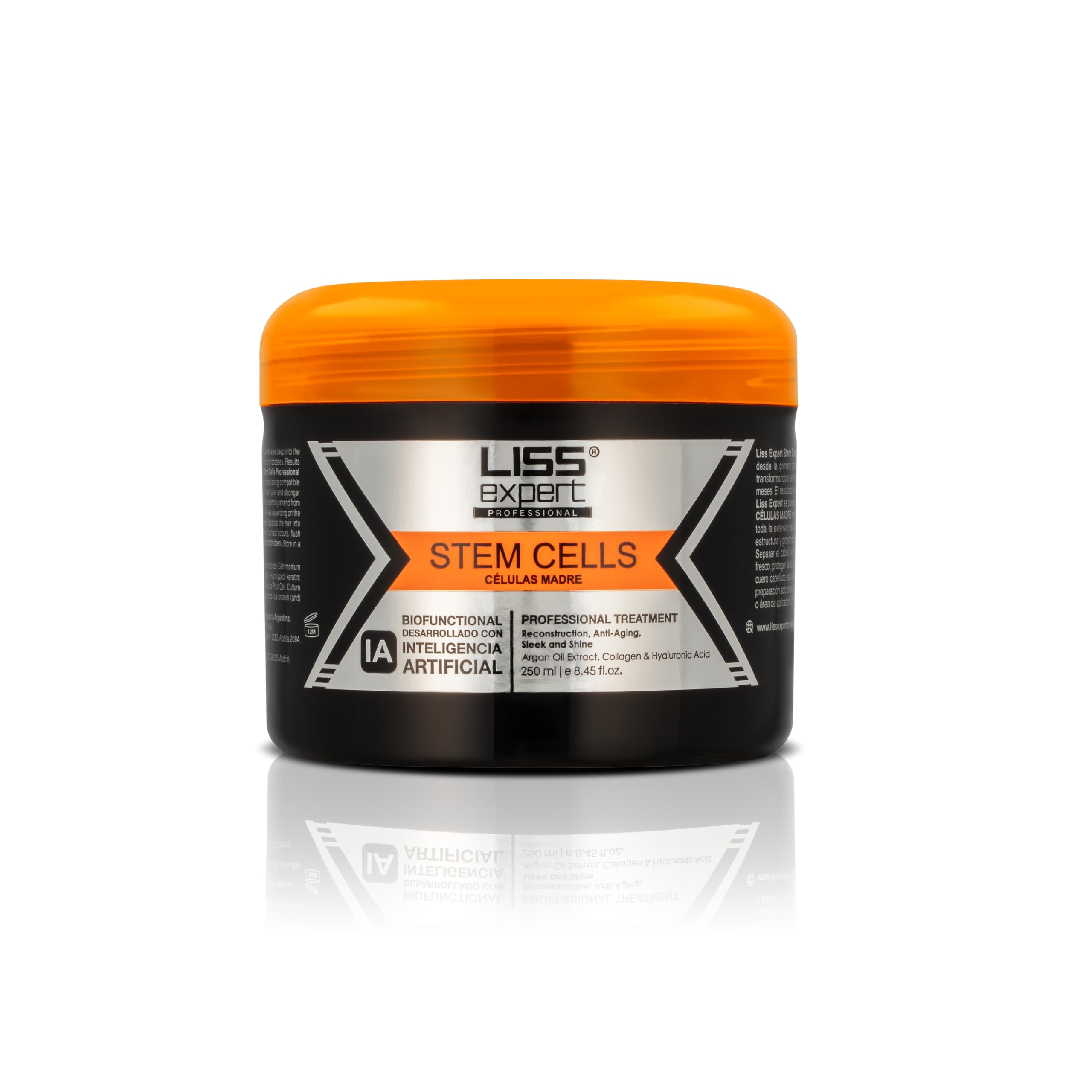 Liss Expert Stem Cells Smoothing Treatment bottle for frizz control and shine.
