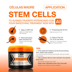 Liss Expert Stem Cells Smoothing Treatment packaging highlights formaldehyde-free care.