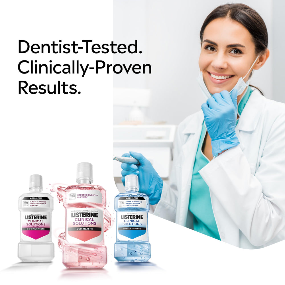 Family friendly mouthwash bottle ready for daily tooth care