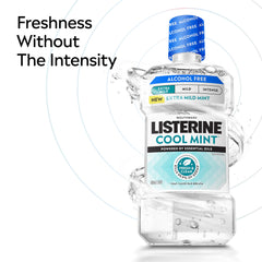 Listerine Dye-Free Formula Label emphasizes dye-free composition
