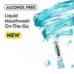 Listerine On-The-Go alcohol-free packet pack offers purse-ready freshness.