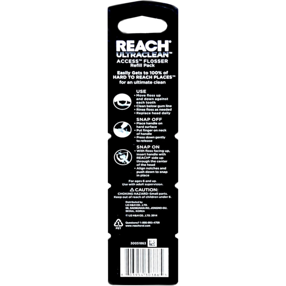 Listerine Ultraclean Access refill heads provide clean mouth feel
