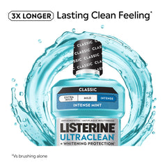 Close-up of label highlighting whitening protection and Everfresh technology
