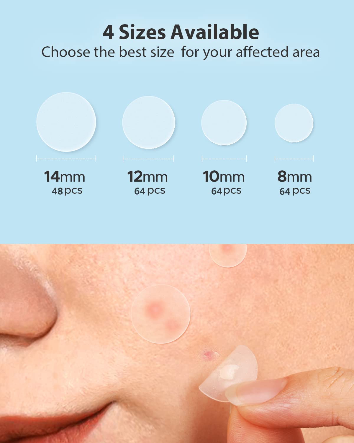 LitBear 12mm patch for larger blemish coverage