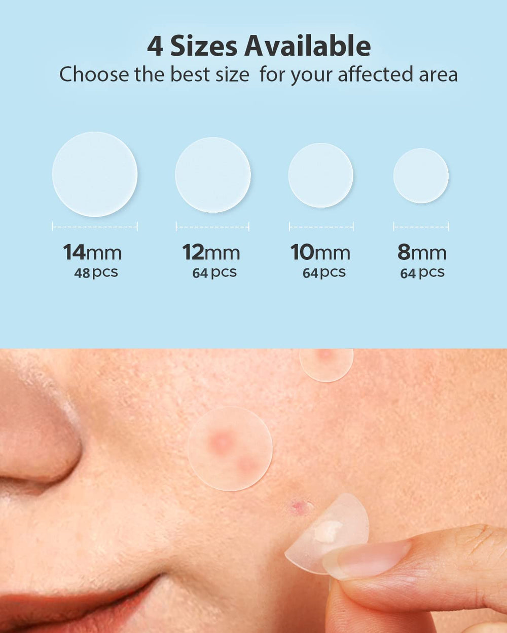LitBear 12mm patch for larger blemish coverage