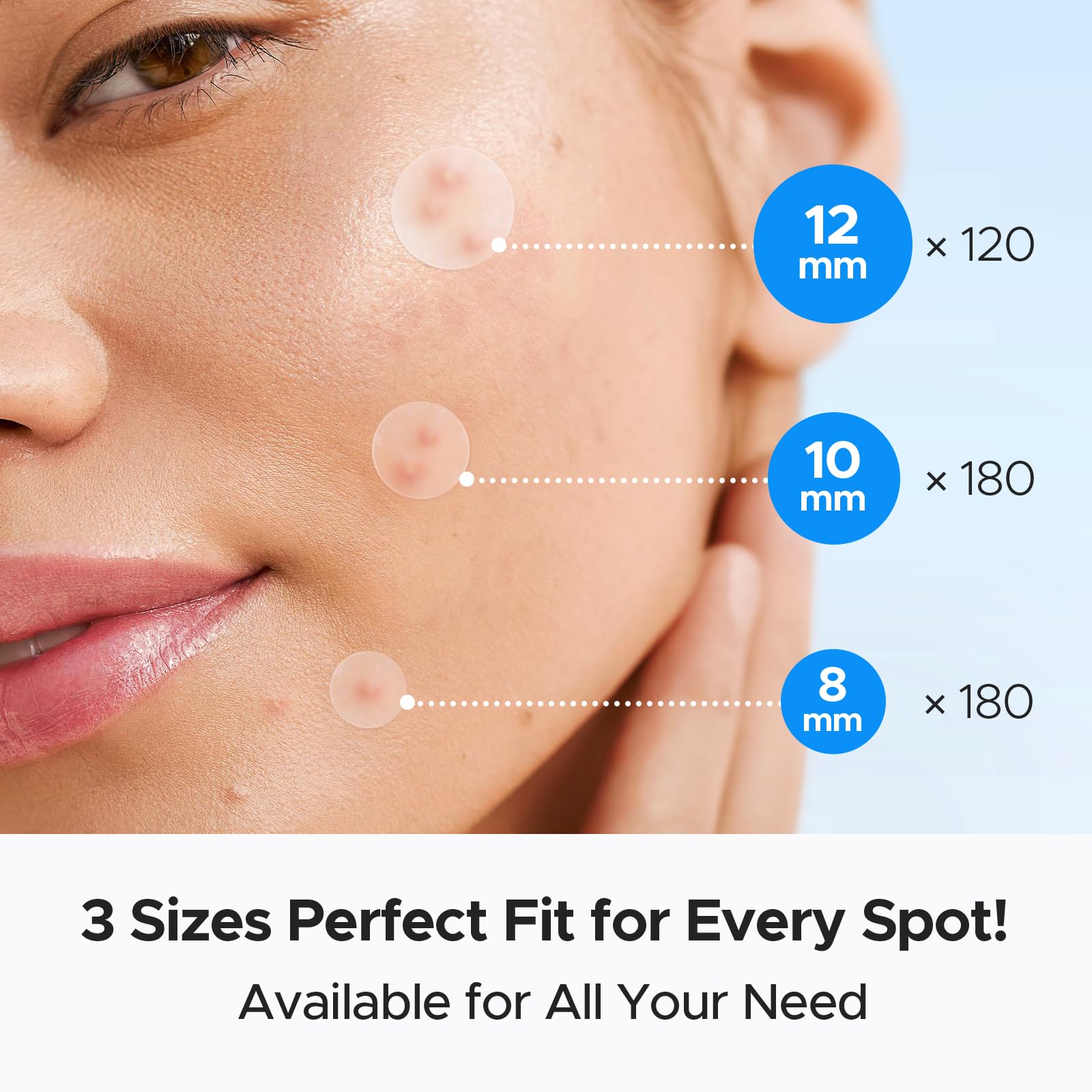 LitBear patch covers blemishes on the face discreetly