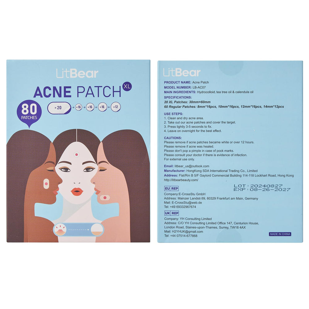 LitBear soft adhesive patch adheres well to skin.
