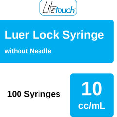 LITETOUCH box of 100 syringes for easy stocking.