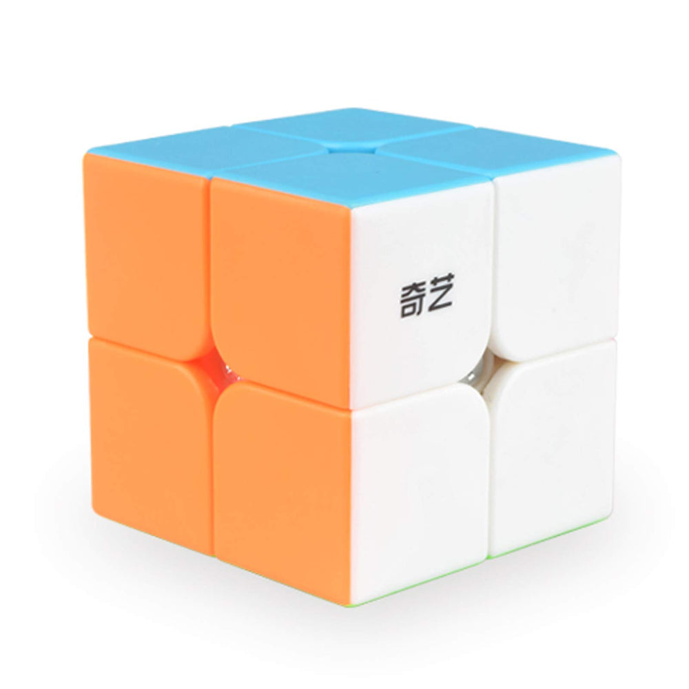 Little Golden Elephant Qidi S 2x2 cube front view with stickerless design