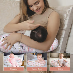 Little Grape Land pillow with extra-wide, firm design for stable support.