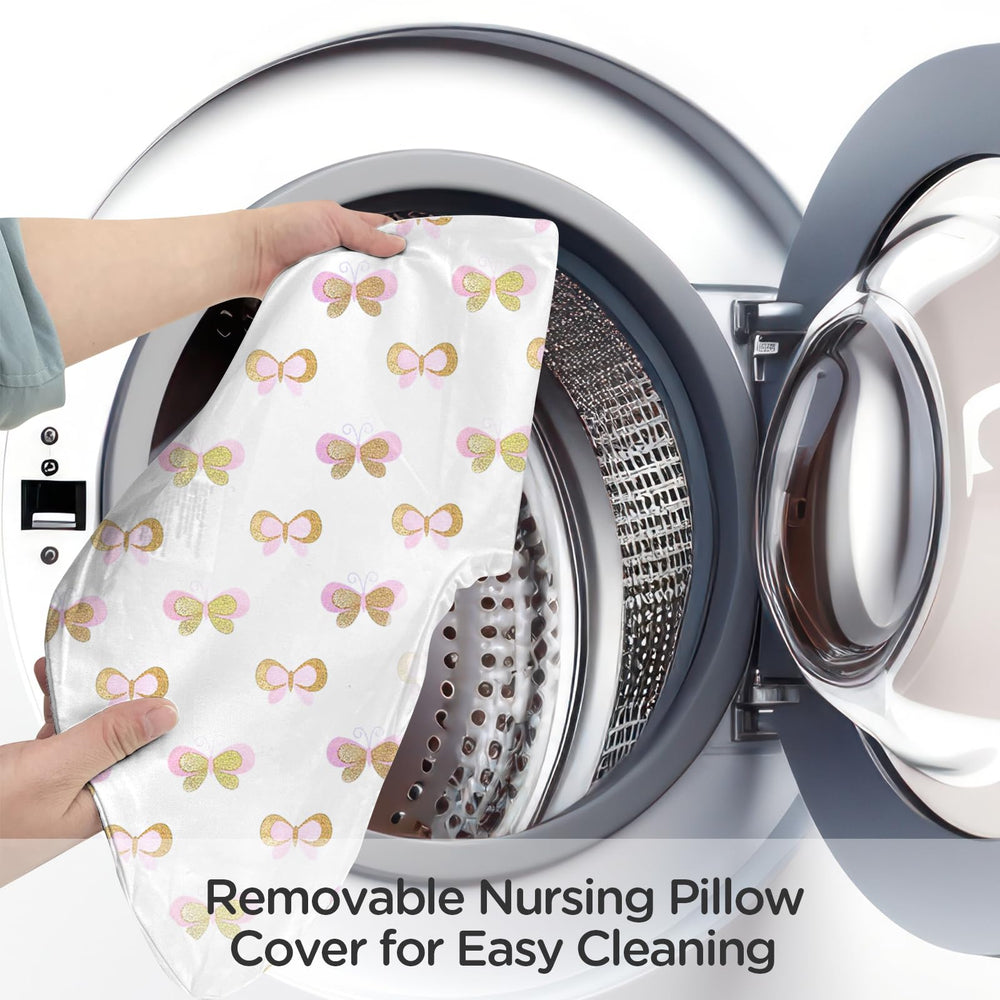 Little Grape Land nursing pillow tummy time support as baby grows.